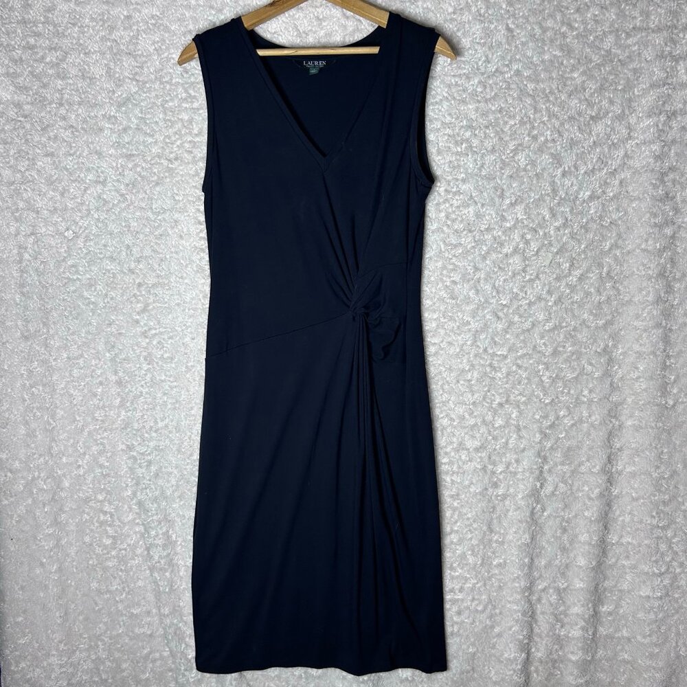 Lauren Ralph Lauren Women's Black Sleeveless Dress Size Large